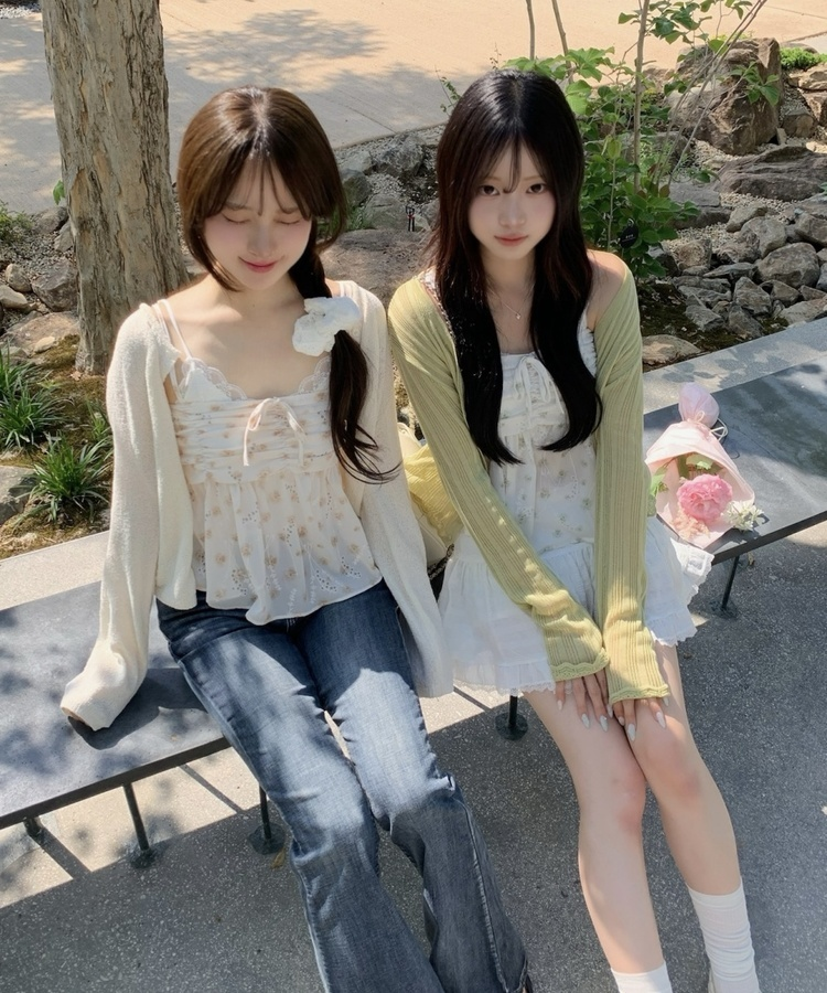 花柄フレアキャミソール｜ブラウス｜韓国ファッション通販 SONA