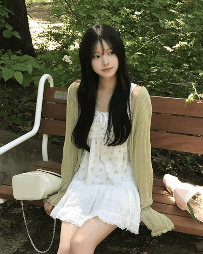 꽃무늬 플레어 캐미솔