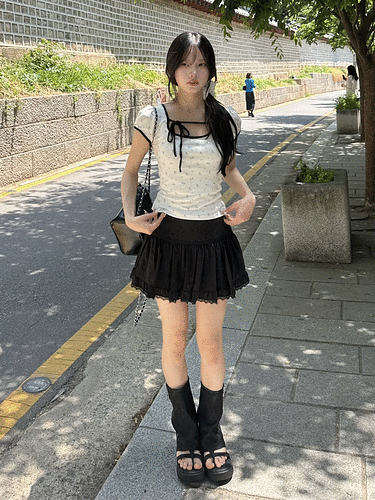스웨이드 지퍼 부츠 샌들