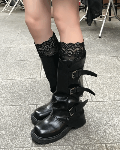 kmrii 14thaddiction トルネードマート　ベルト装飾ミドルブーツ simg6_6a1669c96be25.gif