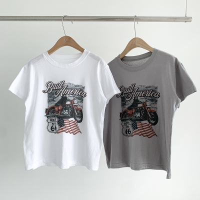 アメリカンバイク半袖Tシャツ｜半袖Tシャツ｜韓国ファッション通販 SONA