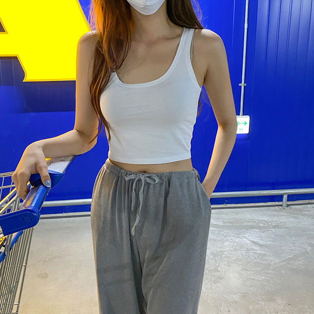 Sona クロップ丈タンクトップ 10代 代女性ファッション韓国通販