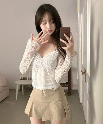 블룸 레이스 볼레로 가디건