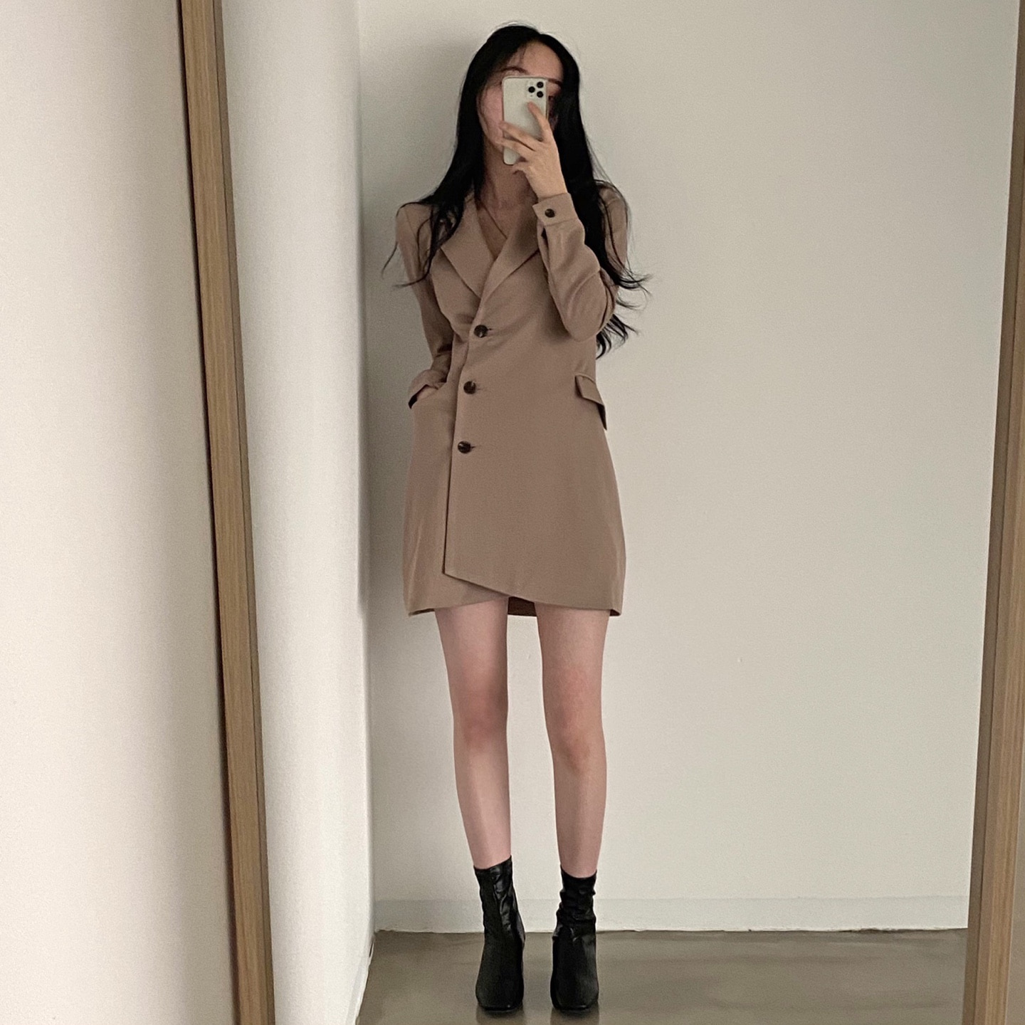 Sona ユニークジャケットワンピース 10代 代女性ファッション韓国通販