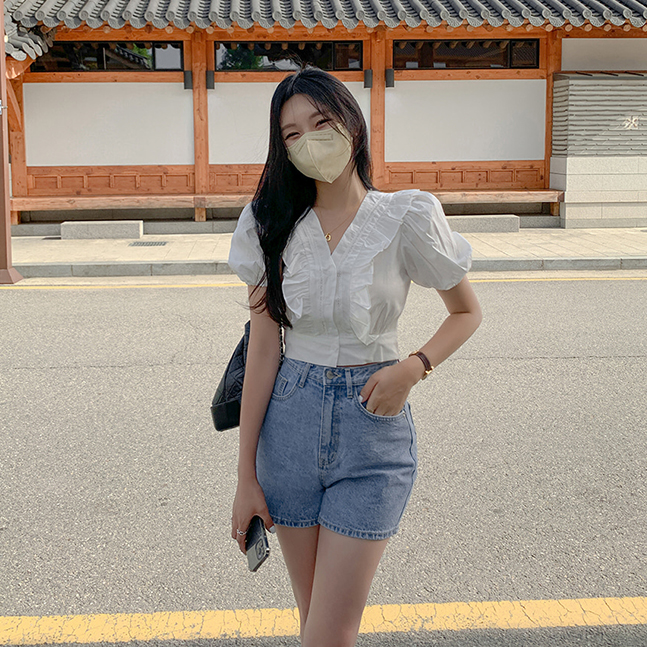 Sona デニムショートパンツ 10代 代女性ファッション韓国通販