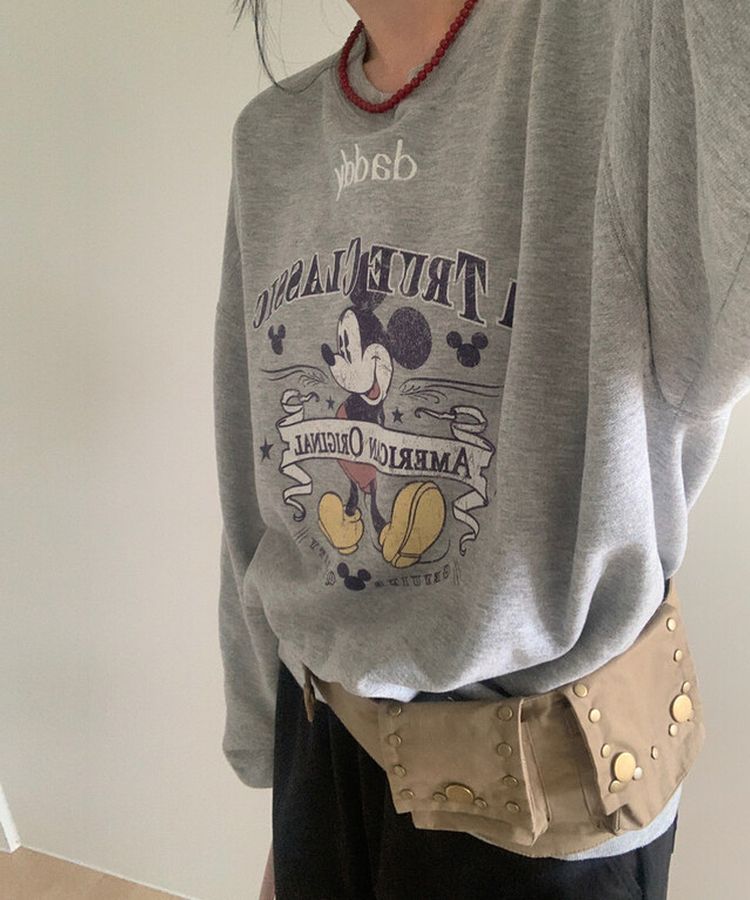 ユニークベージュポケットベルト BEIGE