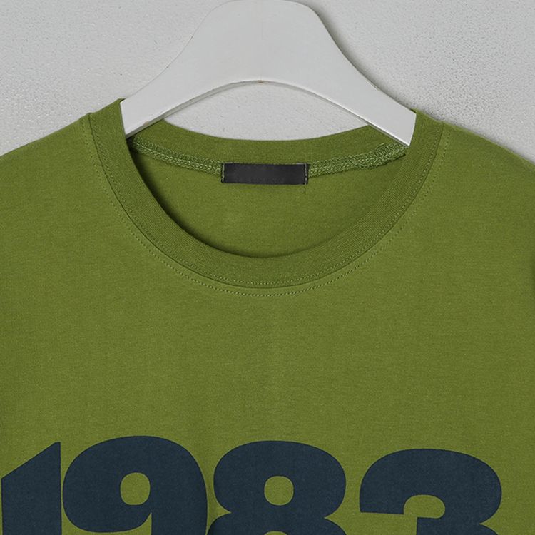 ナンバープリンティング半袖Tシャツ