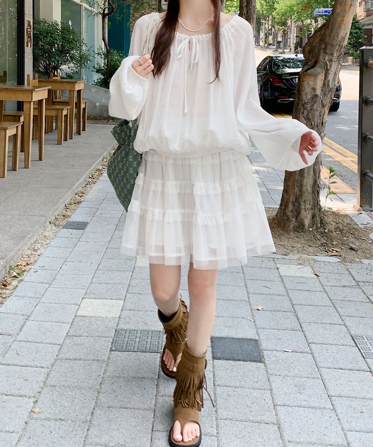 chico レースティアードフリルスカパン レースティアードフリルスカパン | Chico(チコ)レディース | PAL