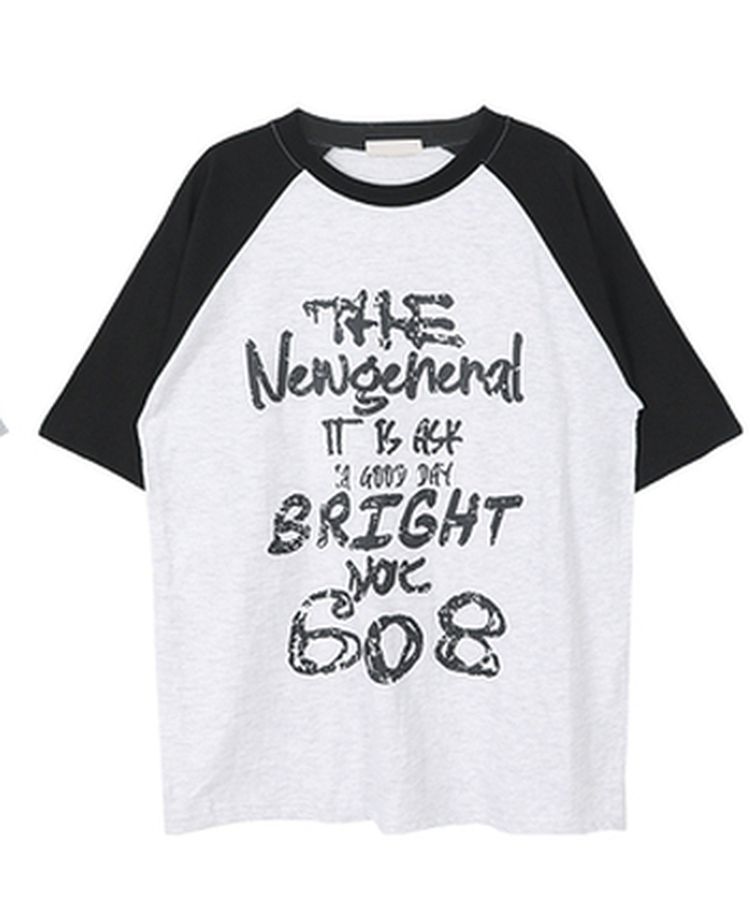 ブライトラグラン半袖Tシャツ