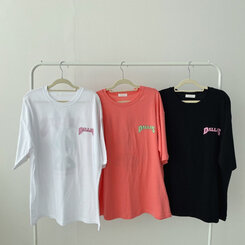 半袖Tシャツ ラビットプリント半袖Tシャツ