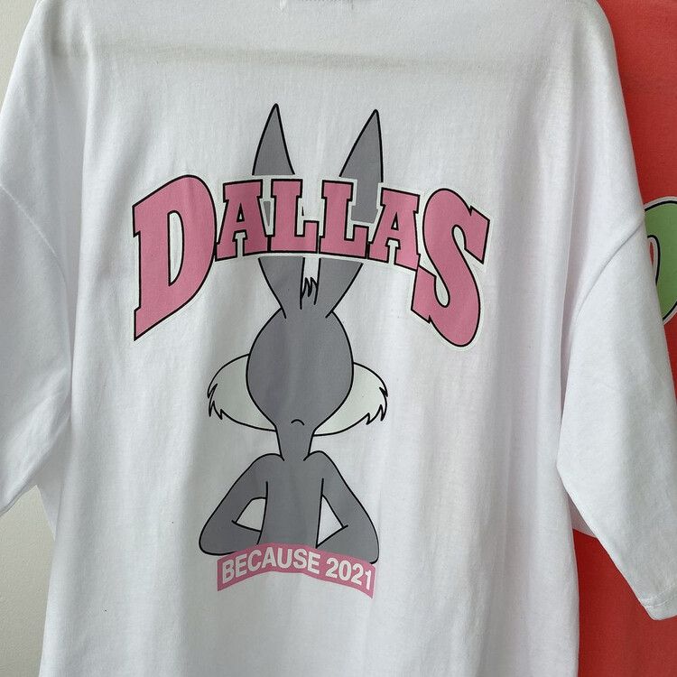 ラビットプリント半袖Tシャツ