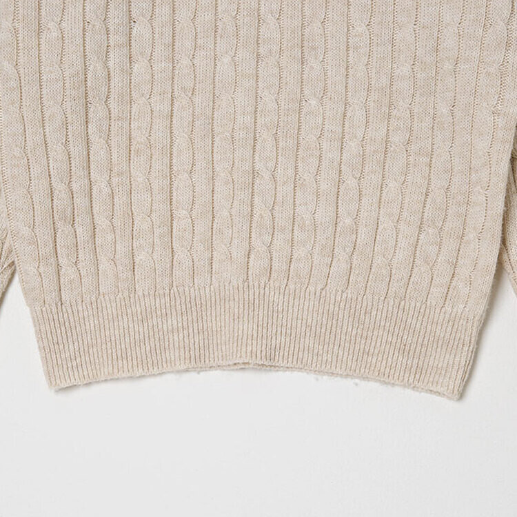 [캐시미어]7days 매일 입는 15컬러 꽈배기 라운드 니트