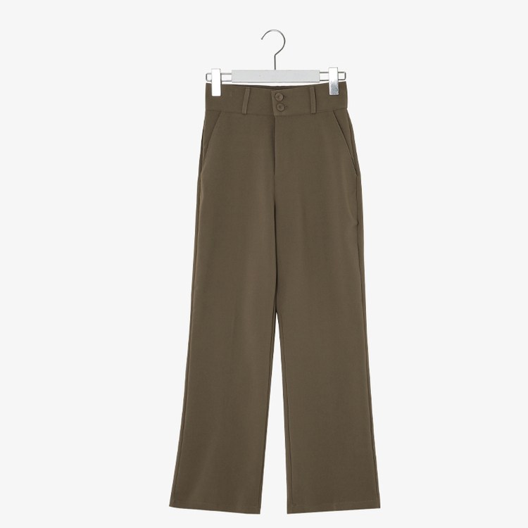 [기획] 뱃살 쏘옥! 완벽커버 투버튼 일자 슬랙스 (150/160/170)