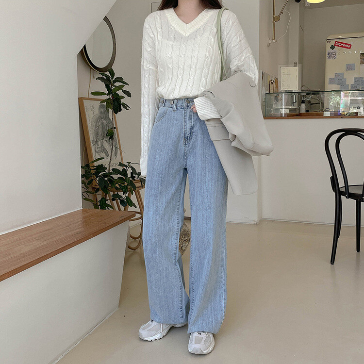 [기획] 매일이 포근♥ 브이넥 라운드넥 울 니트_2type 아이보리