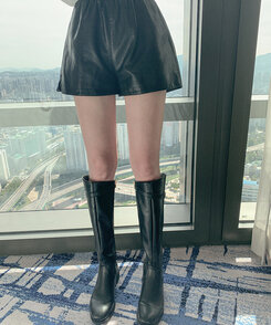 the toe レザーショートパンツ the toe レザーショートパンツ