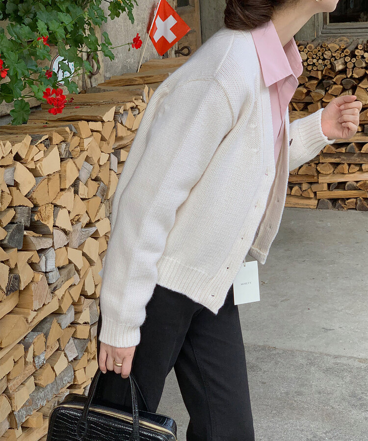 ベーシックコットンロングパンツ BLACK