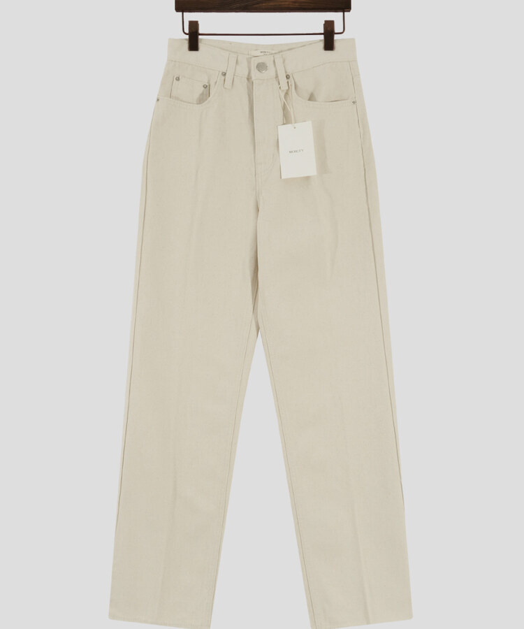 ベーシックコットンロングパンツ