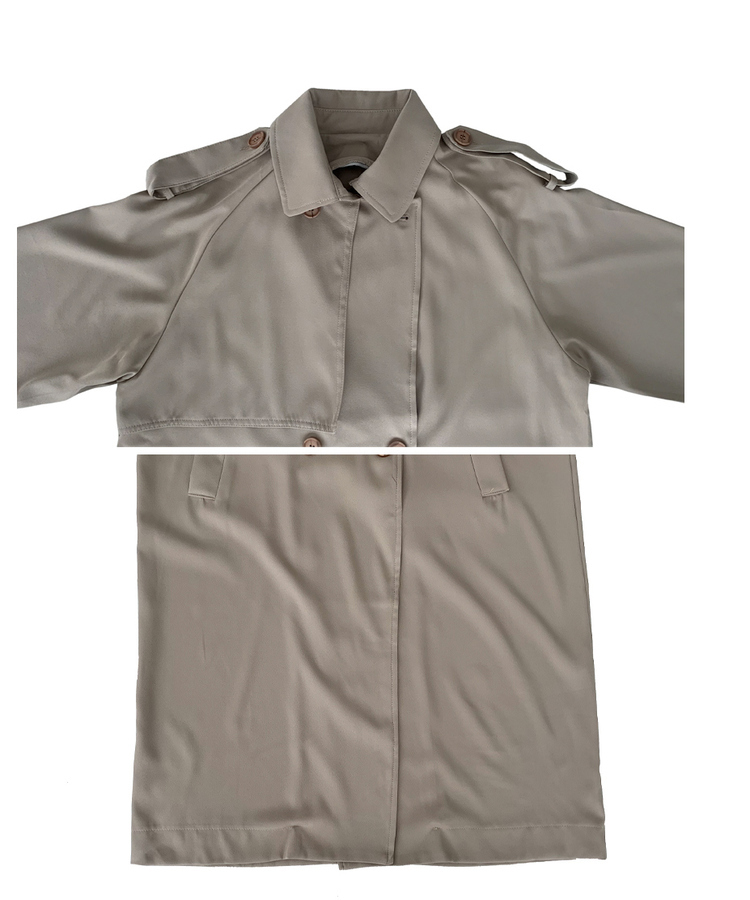 ルーズフィットトレンチコート