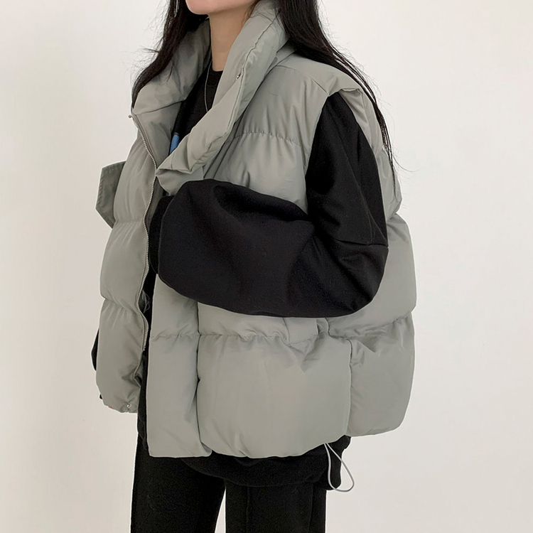 オーバーフィットダウンベスト｜ジャンパー｜韓国ファッション