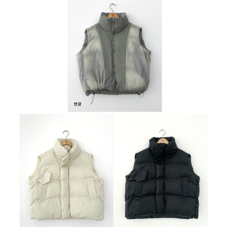 オーバーフィットダウンベスト｜ジャンパー｜韓国ファッション通販 SONA