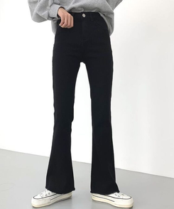 【新品級】Win & sons コットンツイル ブーツカット パンツ S H＞ダブルクロス スリム ブーツカットパンツ