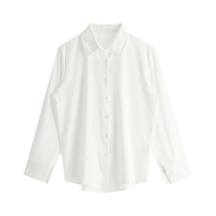 bs4691 매끄러운 광택감이 돋보이는 아뜨랑스 베이직 셔츠 블라우스 blouse