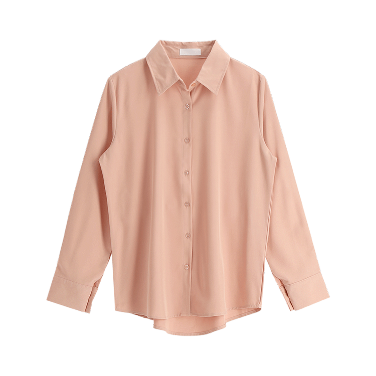 bs4691 매끄러운 광택감이 돋보이는 아뜨랑스 베이직 셔츠 블라우스 blouse