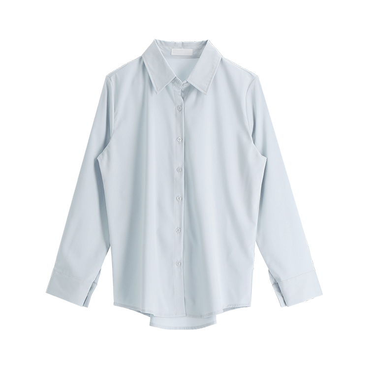 bs4691 매끄러운 광택감이 돋보이는 아뜨랑스 베이직 셔츠 블라우스 blouse