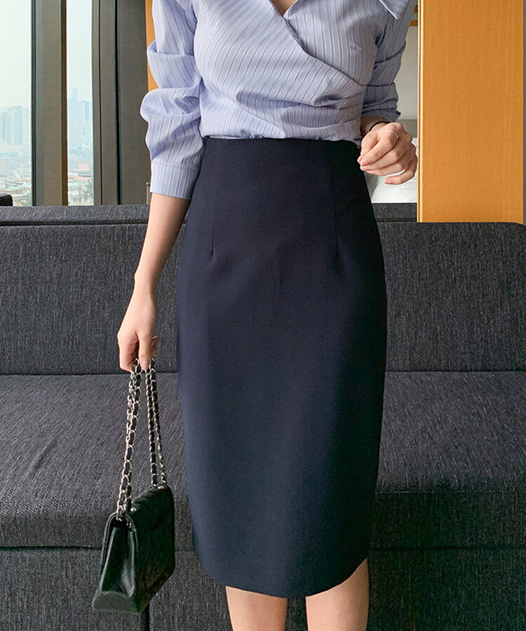 【丈別】3丈エレガントタイトスカート(20color) NAVY