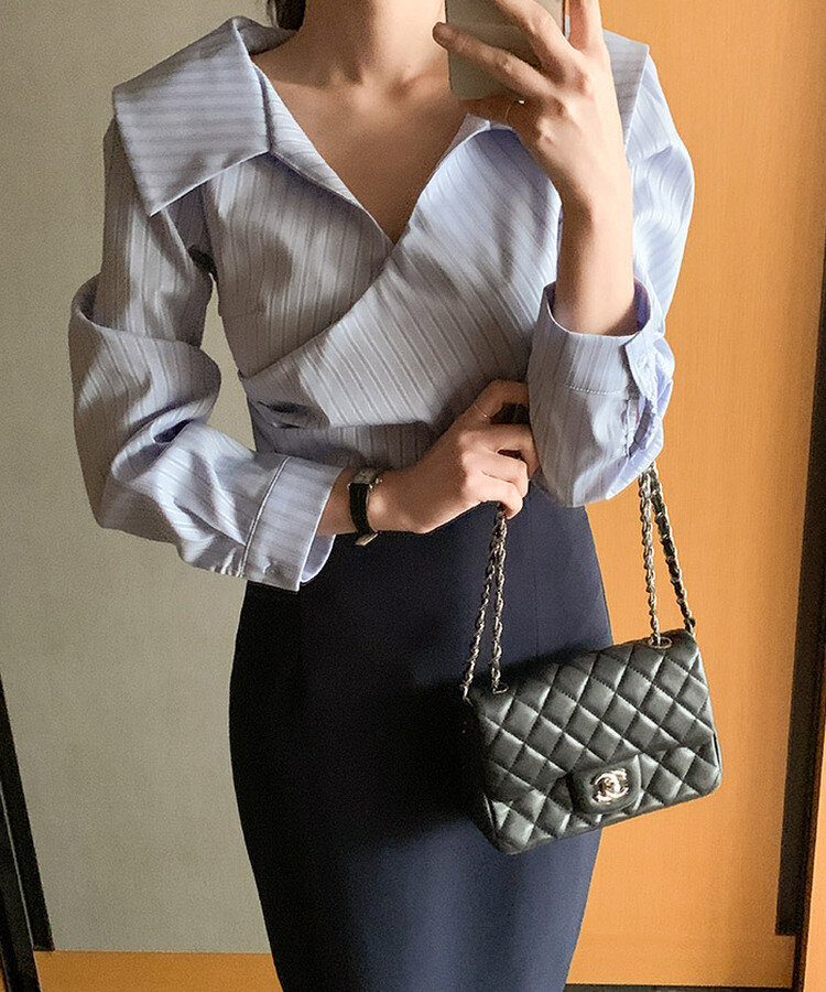 【丈別】3丈エレガントタイトスカート(20color) NAVY