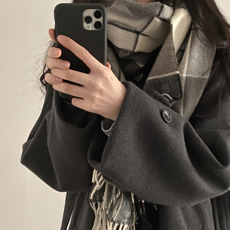 따수미 체크 머플러 목도리 muffler