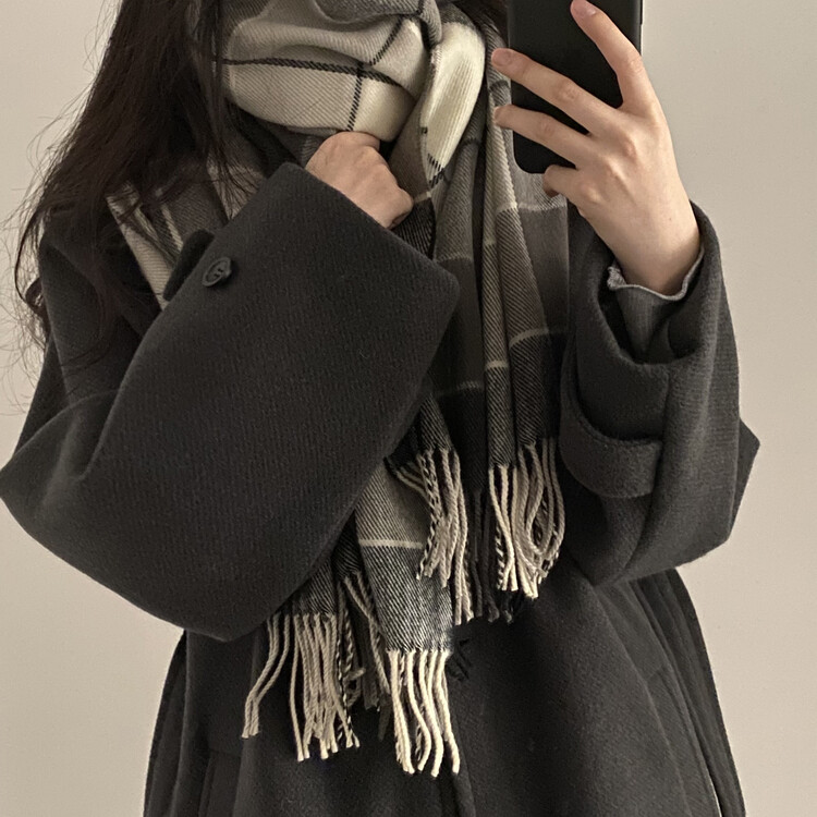 따수미 체크 머플러 목도리 muffler
