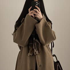 チェックマフラー8色 BLACK+BEIGE