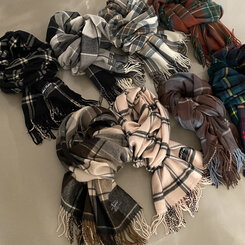 チェックマフラー8色