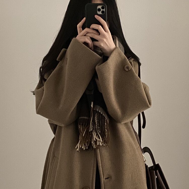 チェックマフラー8色 BLACK+BEIGE