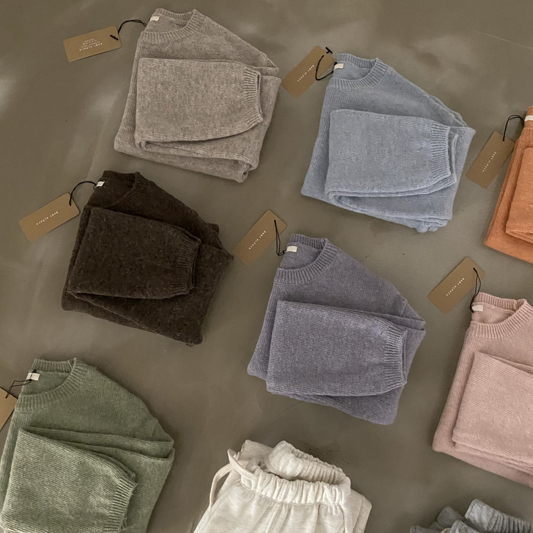 젤리빈 알파카 니트 nt