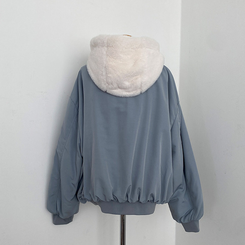 왕따숩 리버시블 항공 밍크 점퍼 무스탕 패딩