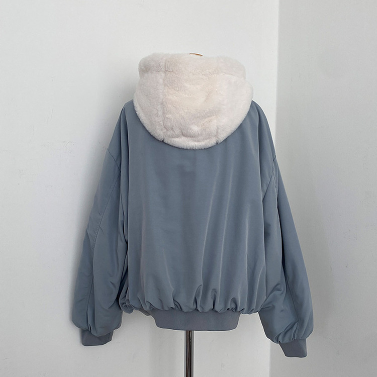 왕따숩 리버시블 항공 밍크 점퍼 무스탕 패딩