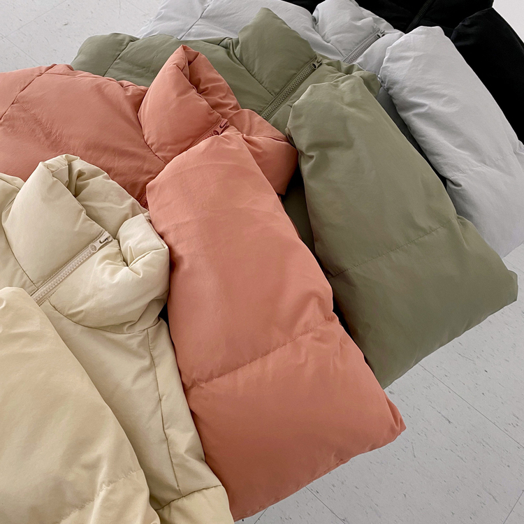 ハイネックショートダウンジャケット5色