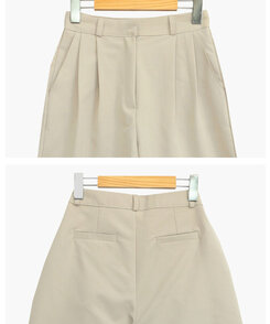 ショートパンツ ピンタックワイドショートパンツ5色