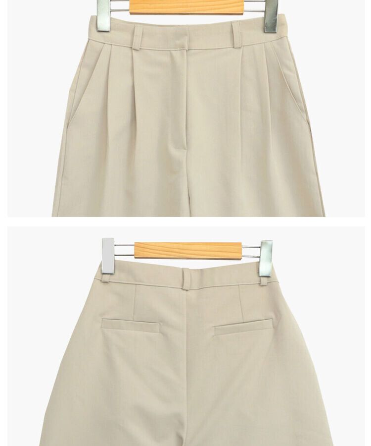 ピンタックワイドショートパンツ5色