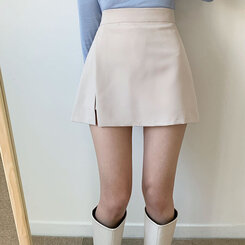 サイドスリットスカート(パンツ付き)｜スカート｜韓国