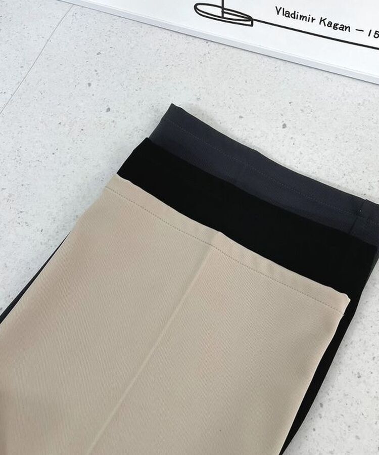 2XL뒷밴딩 안단추 클립 찰랑 핀턱 와이드 슬랙스팬츠