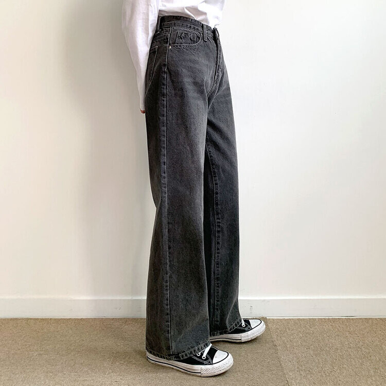 PERSONSOUL ワイドデニムパンツ XS XS以下 PERSONSOUL(パーソンソウル) デニム・ジーパン(メンズ