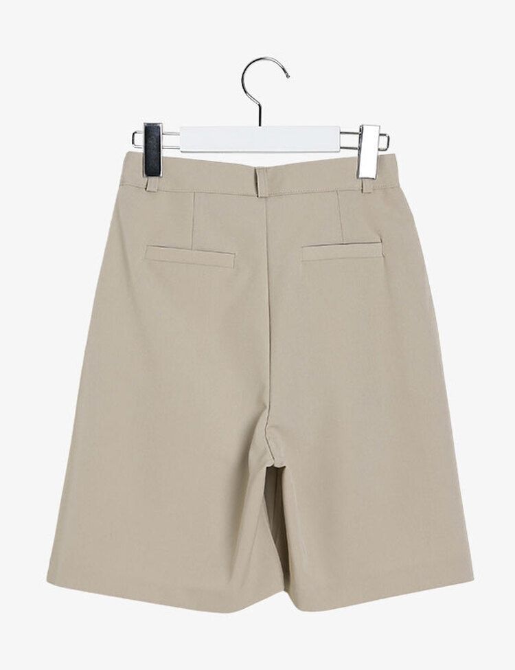 ショートパンツ ツーピンタックショートスラックス