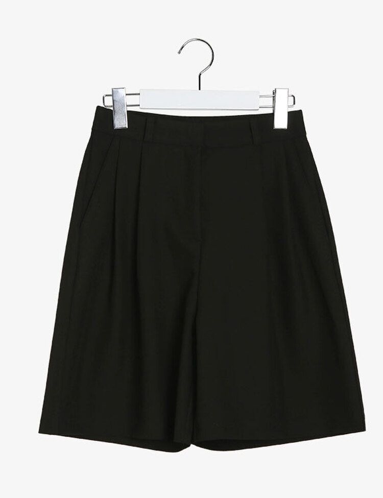 ショートパンツ ツーピンタックショートスラックス