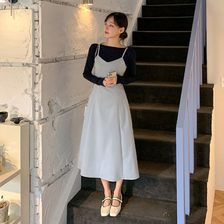 M363 Ungrid キャミロングワンピース スリット入り 裏地あり 訳あり M363 Ungrid キャミロングワンピース スリット入り 裏地あり 訳