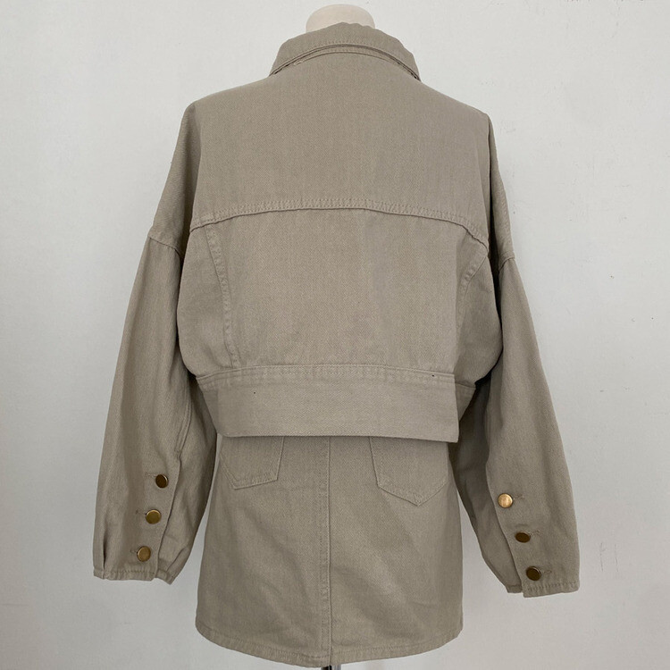 벌룬핏 코튼 자켓 스커트 투피스 셋업