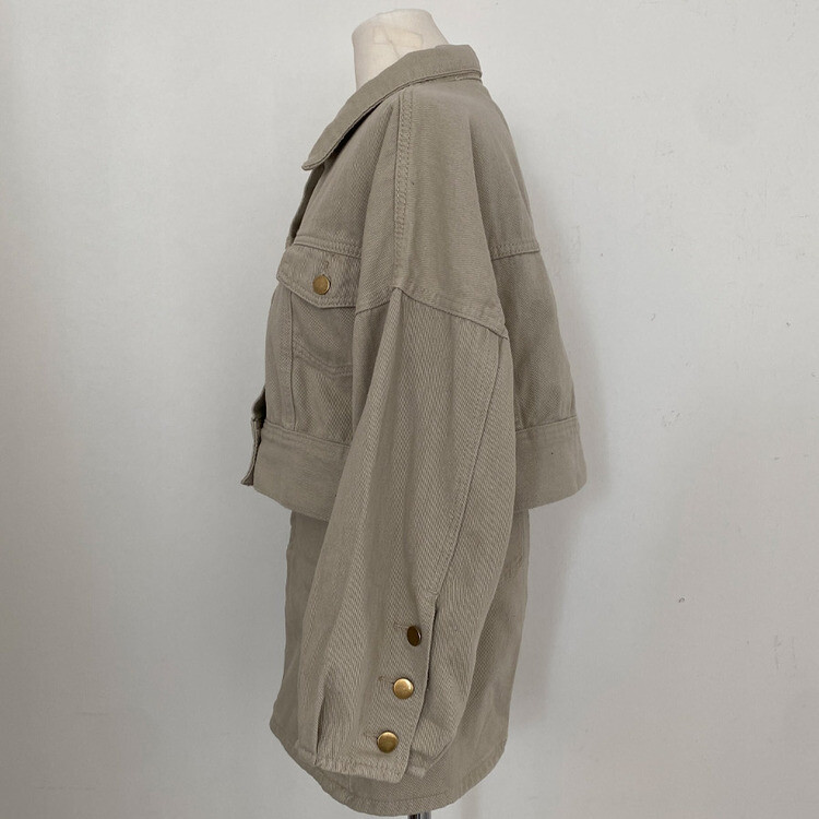 벌룬핏 코튼 자켓 스커트 투피스 셋업