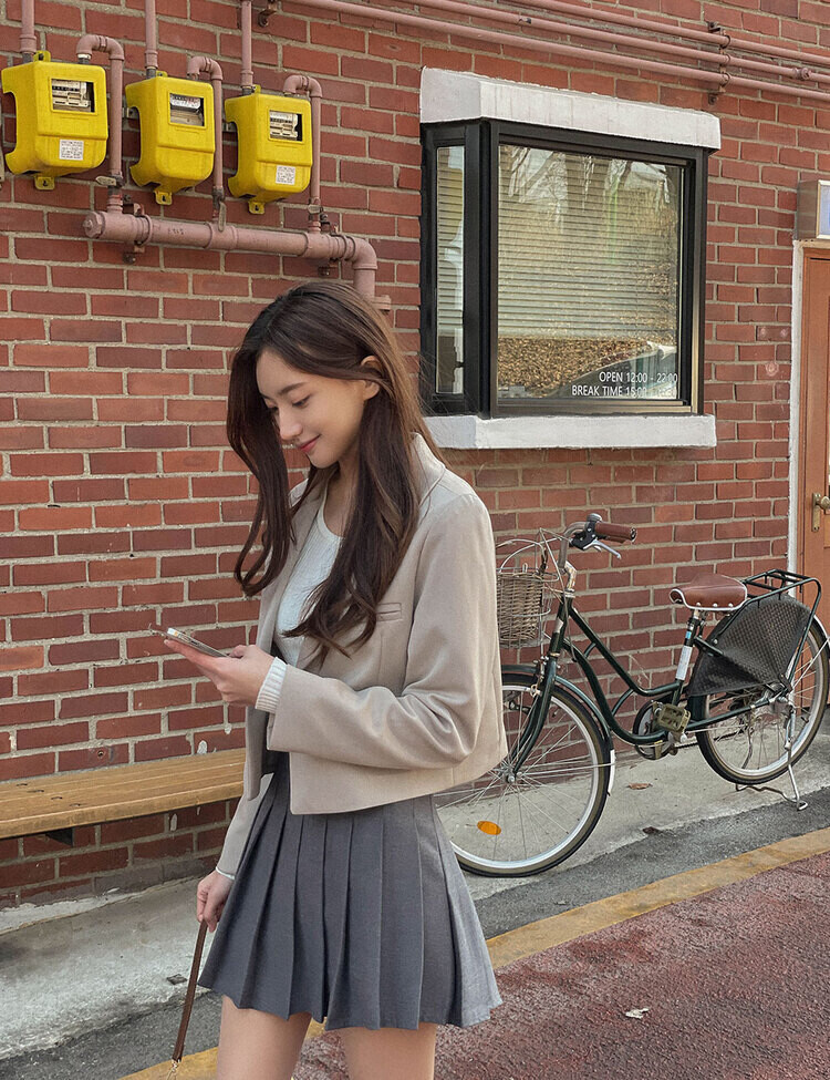 [특가/5컬러]라인 플리츠 테니스 모던 스커트